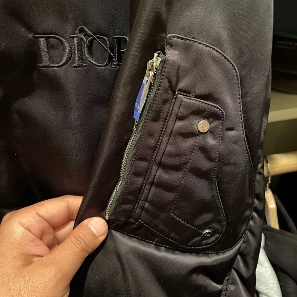 Dior x Judy Blame color Split Bomber Jacket